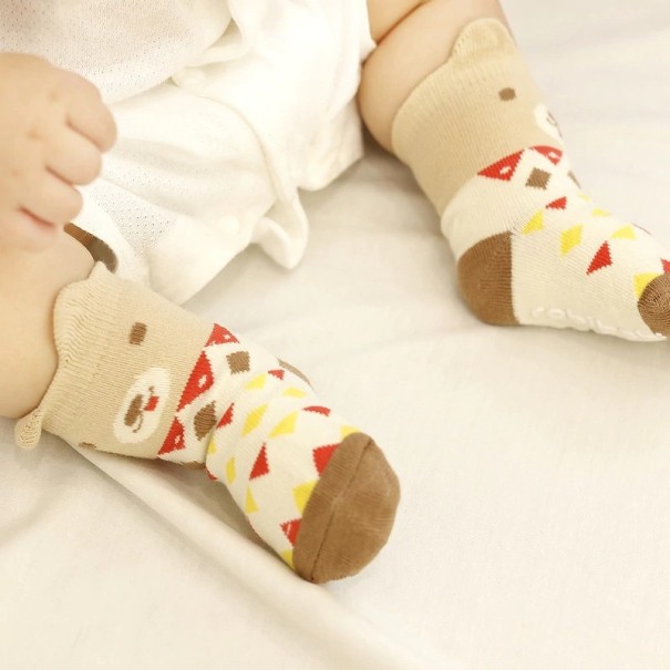 Calcetines infantiles con orejas de animales 0-2 años 1
