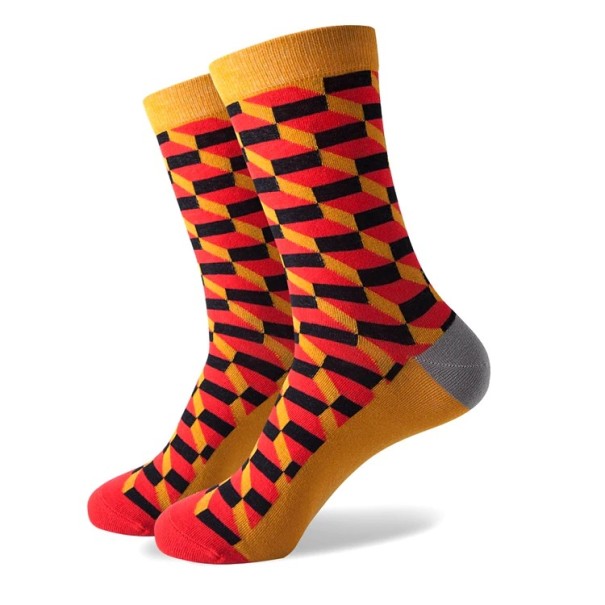 Calcetines largos de colores para hombre 4