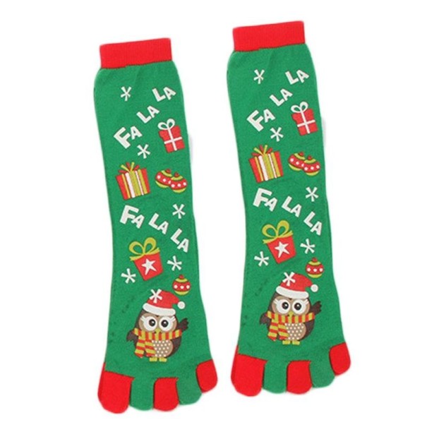 Calcetines navideños para hombre con puntera 1