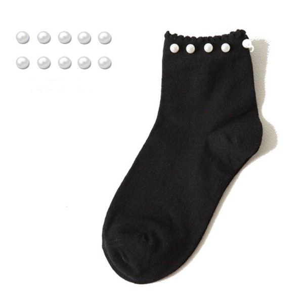 Calcetines tobilleros mujer con perlas A670 6 Calcetines tobilleros mujer con perlas A670 6
