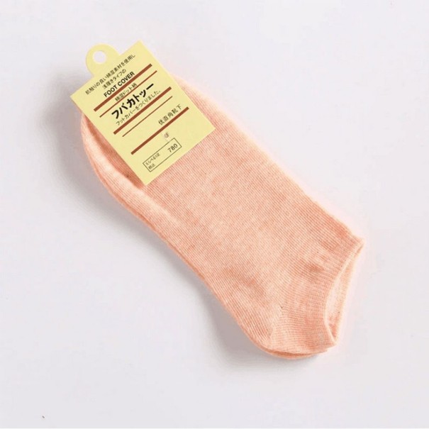 Calcetines tobilleros mujer J3012 naranja