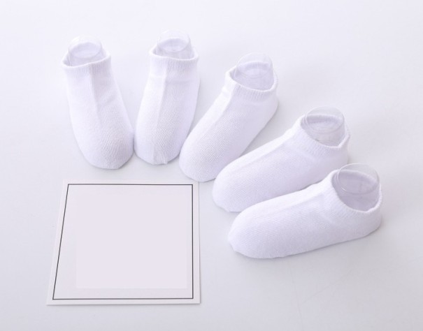 Calcetines tobilleros niña - 5 pares A898 2-4 años