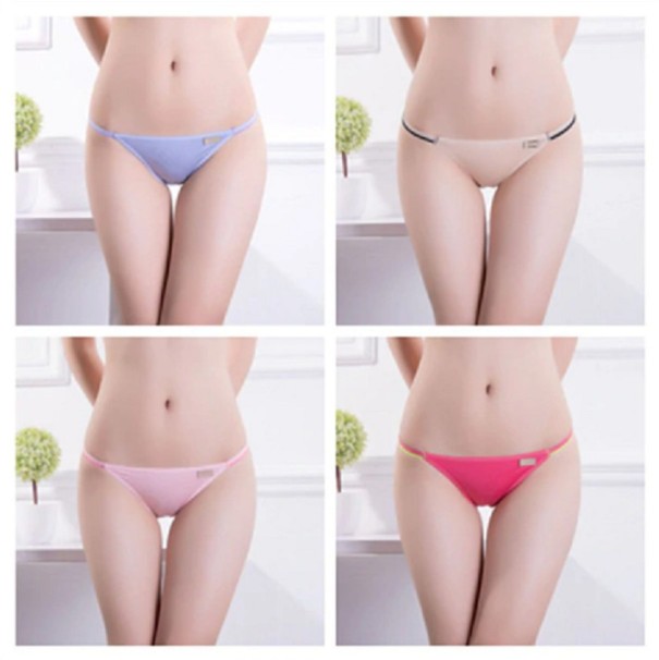 Calcinhas com cordão - 4 pcs M 6