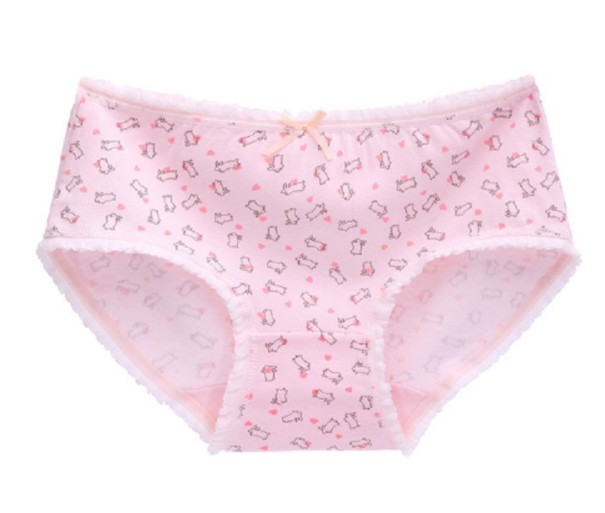 Calcinhas de algodão para senhora com laço Rosana M 6