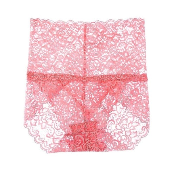 Calcinhas de Renda Femininas até ao Cintura A703 rosa XS