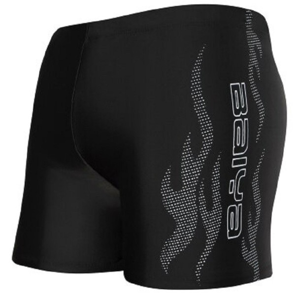 Calções de banho com chamas F965 cinzento L 3