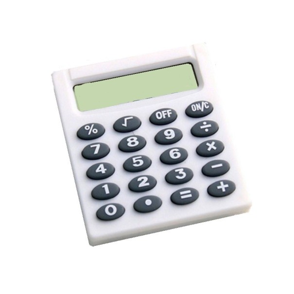 Calculator de buzunar J436 alb