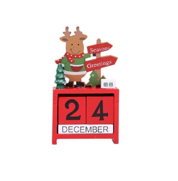 Calendar de advent din lemn 1