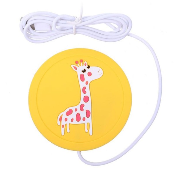 Calentador de bebidas USB amarillo