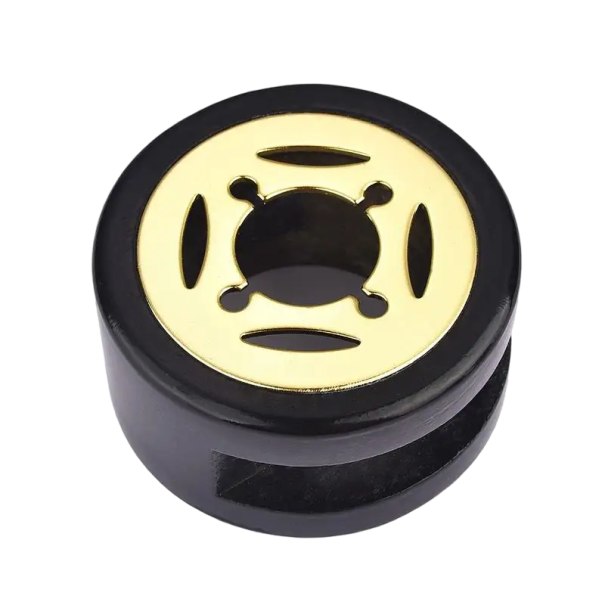 Calentador de lacre Calentador de cera 7,6 x 4 cm negro