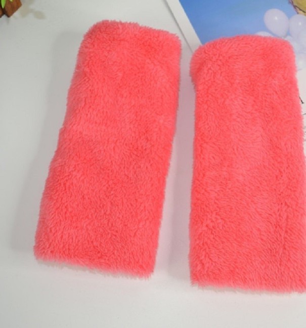 Calentadores de brazos de invierno para mujer coral