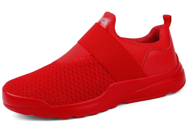 Calzature da passeggio da uomo rosso 46