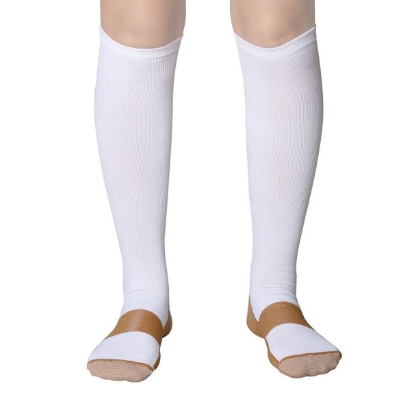Calze compressive T827 bianco S/M
