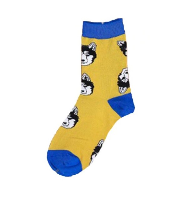 Calze da uomo con cane giallo