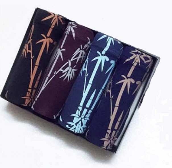 Calzoncillos bóxer para hombre con estampado - 4 uds. L 1
