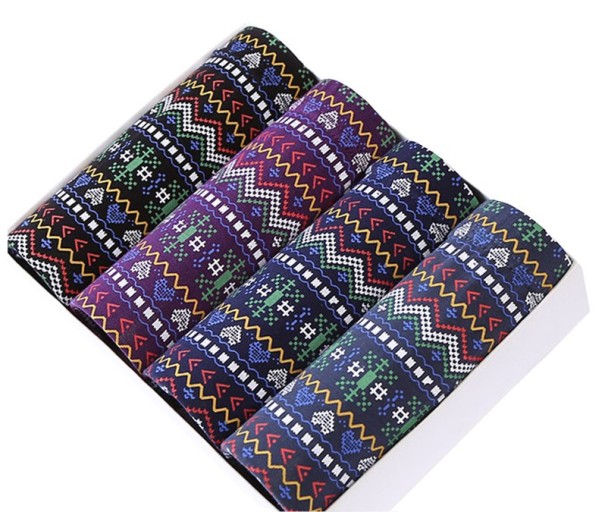 Calzoncillos bóxer para hombre con un patrón interesante - 4 piezas. S 1