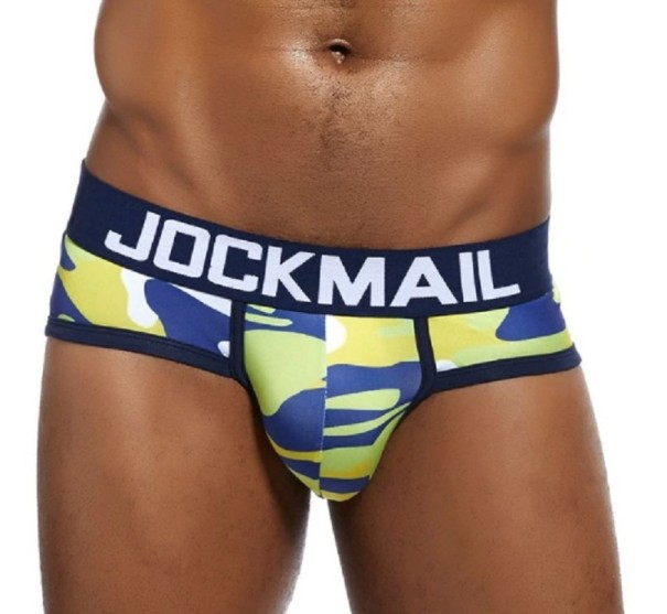 Calzoncillos de hombre con estampado militar azul oscuro XL