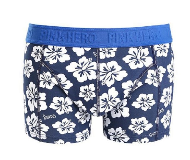 Calzoncillos tipo bóxer para hombre con flores A2708 L