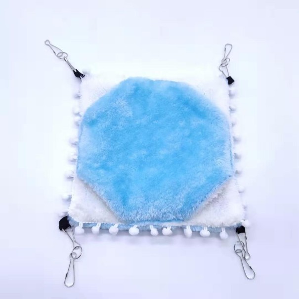 Cama colgante para roedores C858 azul L