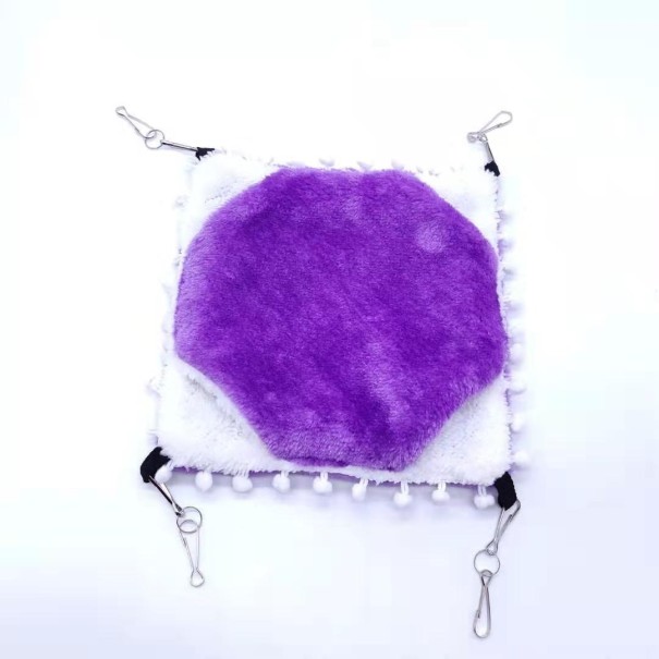 Cama colgante para roedores C858 morado S