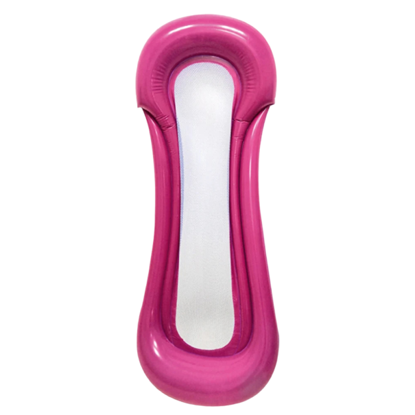 Cama de ar com rede 160 cm Cama de ar rosa para água 1