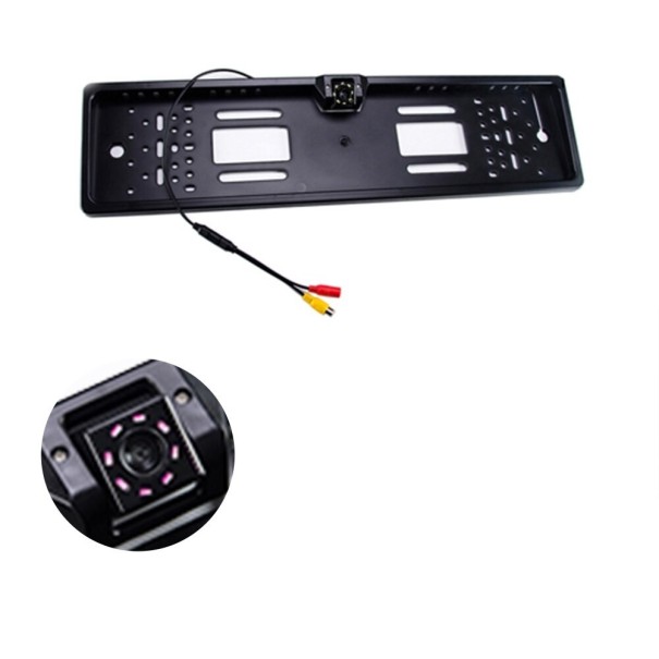 Câmara de estacionamento em moldura de matrícula 3