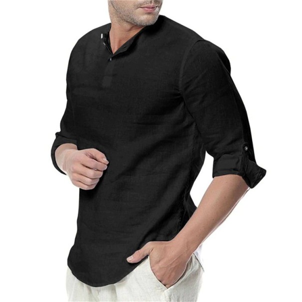 Cămașă de bărbați F596 negru M
