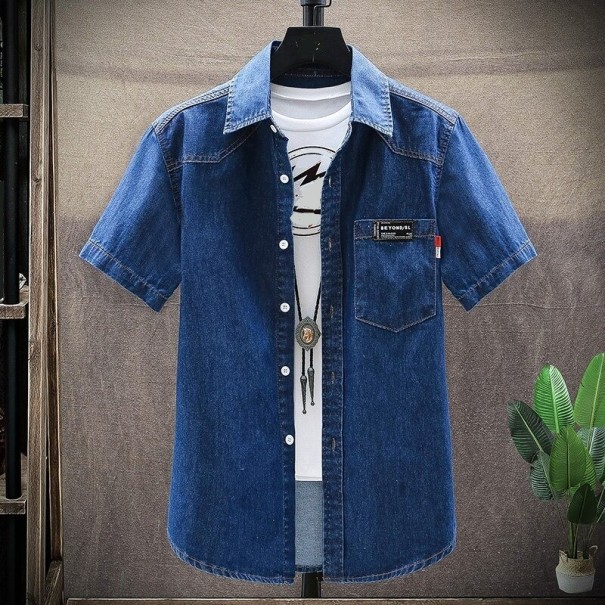 Cămașă din denim pentru bărbați F562 XXS 5