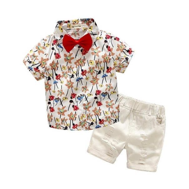 Cămașă și pantaloni scurți pentru băieți L1678 3 B