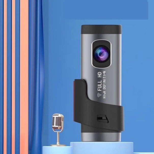 Cameră auto Full HD 1080p Cameră de înregistrare auto cu WiFi și senzor G Obiectiv rotativ 360° Micro SD până la 128 GB Pe parbriz 1