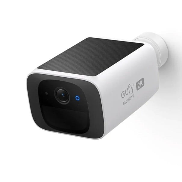 Caméra de sécurité extérieure avec audio bidirectionnel 4MP objectif 2 mm compression H.264 caméra blanche avec vision nocturne IR pour surveillance 1