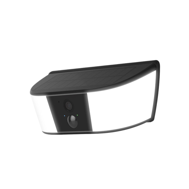 Caméra de sécurité WiFi avec rotation à 355° et inclinaison à 90°, capteur Sony, objectif de 4 mm, IP66, vision nocturne en couleur, noire 1