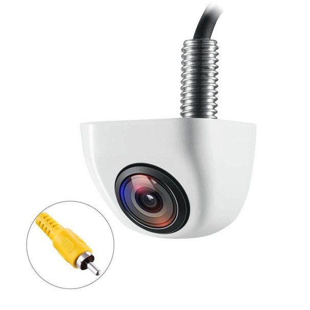 Caméra de stationnement assistée blanc