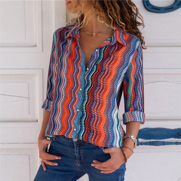 Camicia colorata da donna Dora XS