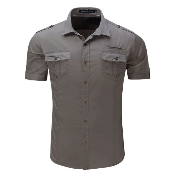 Camicia da uomo a maniche corte F678 L 5