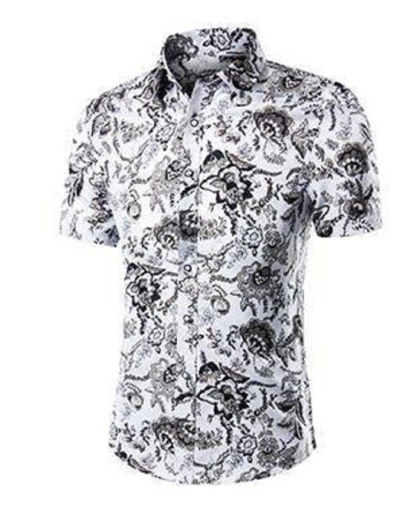 Camicia da uomo a maniche corte F798 XL 2