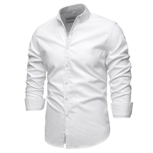 Camicia da uomo F454 bianco XS