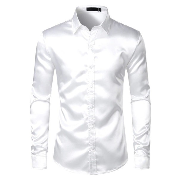 Camicia da Uomo F456 bianco XXL
