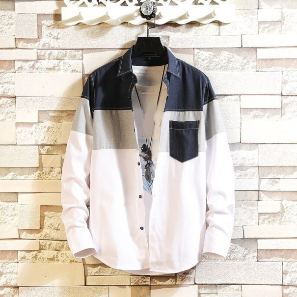 Camicia da Uomo F763 bianco M