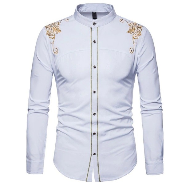 Camicia da Uomo F786 bianco XXL