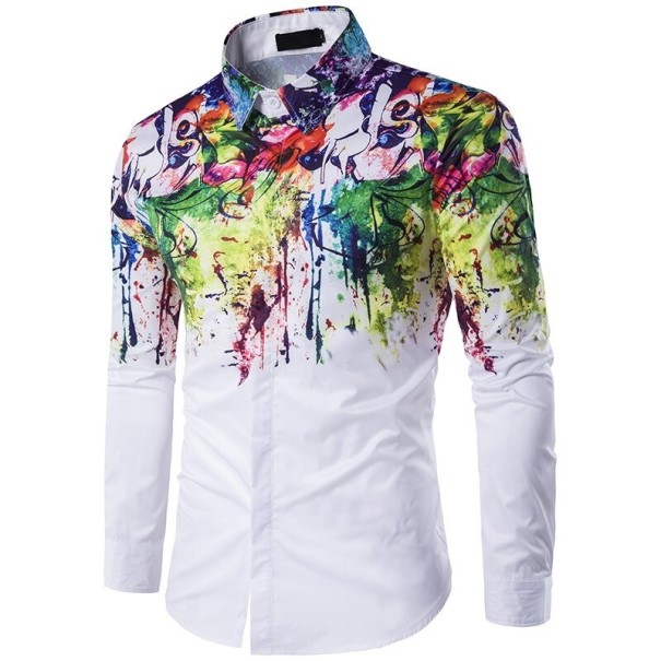 Camisa de color para hombre F541 XL 5