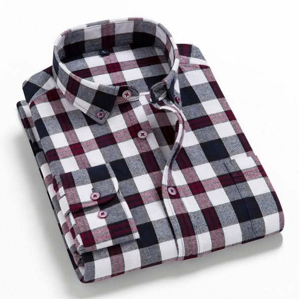 Camisa de cuadros para hombre F414 M 18