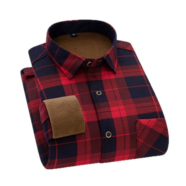 Camisa de cuadros para hombre F510 L 2