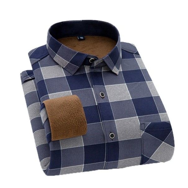 Camisa de cuadros para hombre F510 S 6