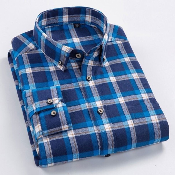 Camisa de cuadros para hombre F615 M 4