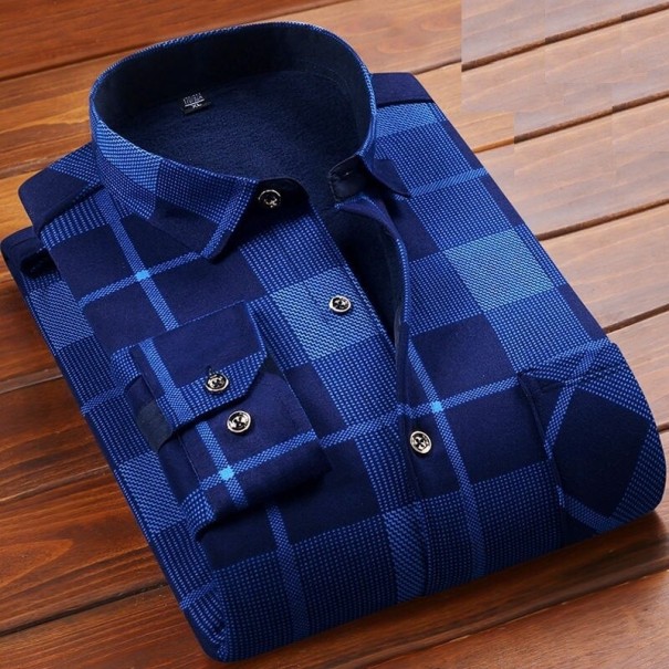 Camisa de cuadros para hombre F762 XS 7