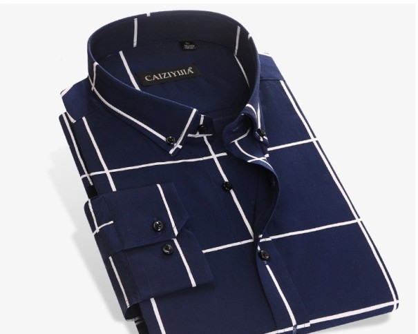 Camisa de Hombre A2837 azul S