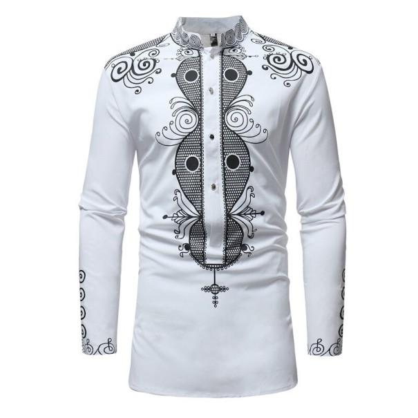 Camisa de hombre con estampado F749 S 4