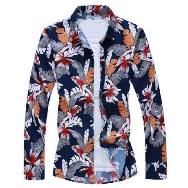 Camisa de hombre con flores F626 S 9