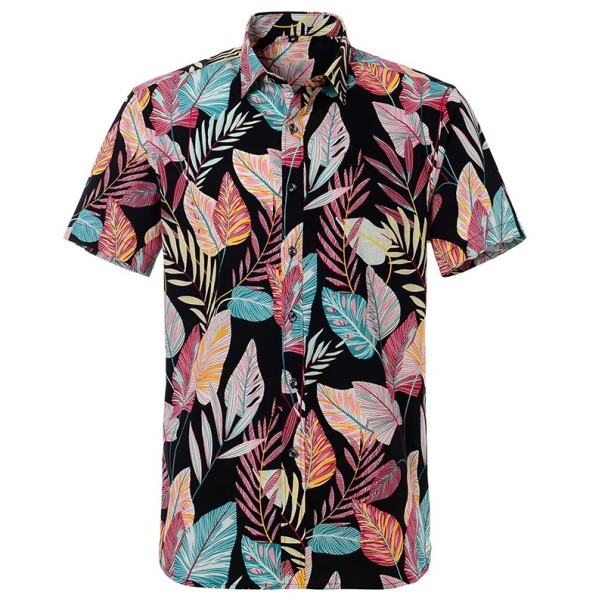 Camisa de hombre con hojas F629 S 3